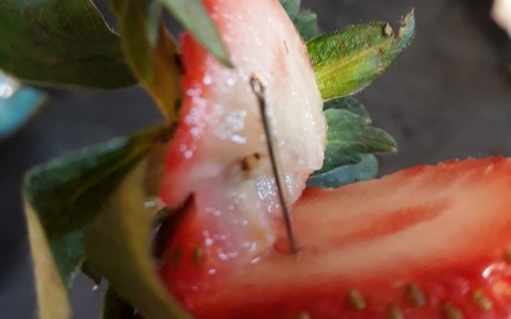 Strawberries pulled from shelves in New Zealand after needles found within